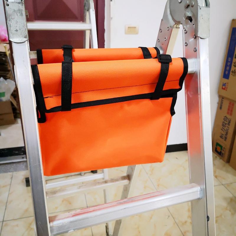 Workshop Tools Hanging - 折りたたみ式はしご用収納バッグ、耐久性のあるポータブルオーガナイザーポーチ、Aフレームはしご用、家庭用ワークショップ用ハードウェアアクセサリー