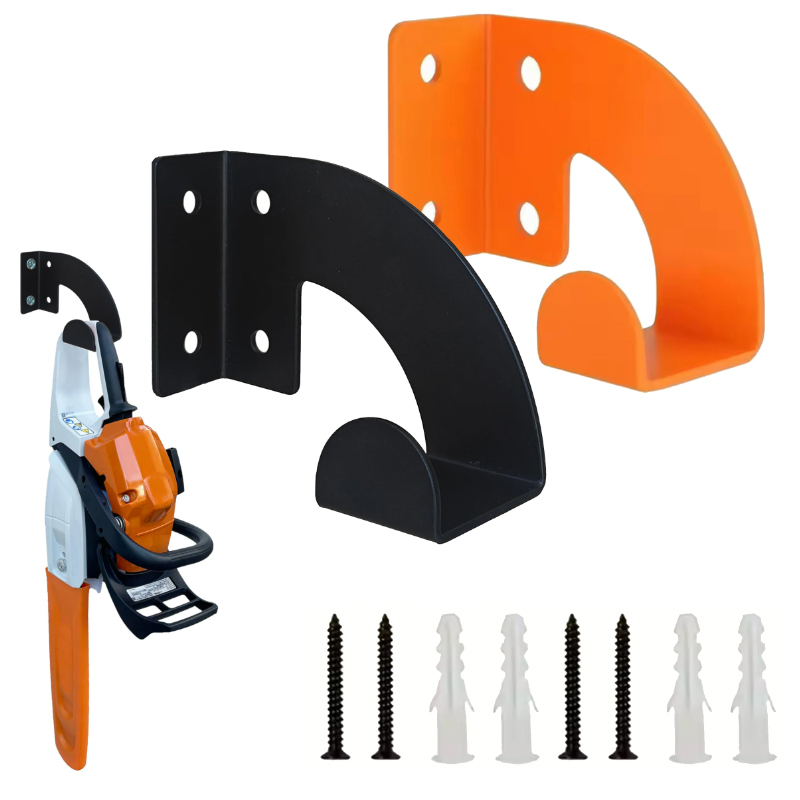 Workshop Tools Hanging - 頑丈な金属製チェーンソー壁掛けハンガー、ワークショップツール収納ラック、ガーデンバリカン、芝刈り機、ヘッジトリマー用吊り下げホルダー
