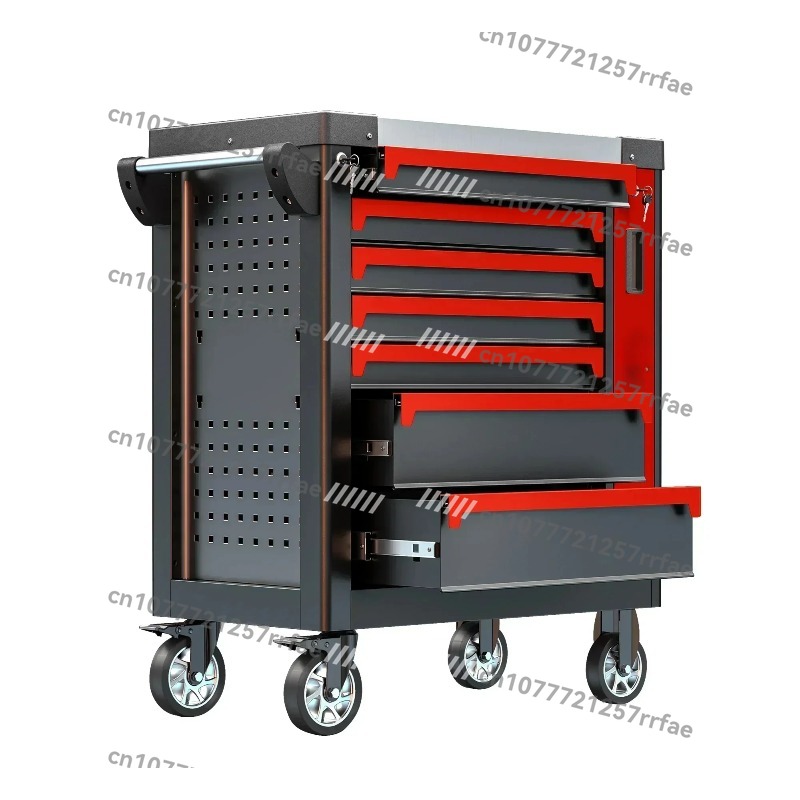 Tools Trolley For Workshop - 7段引き出しガレージ収納、200～421個の工具セットボックス、チェスト、ワークショップトロリーキャビネット、自動車修理工具包装、家庭用