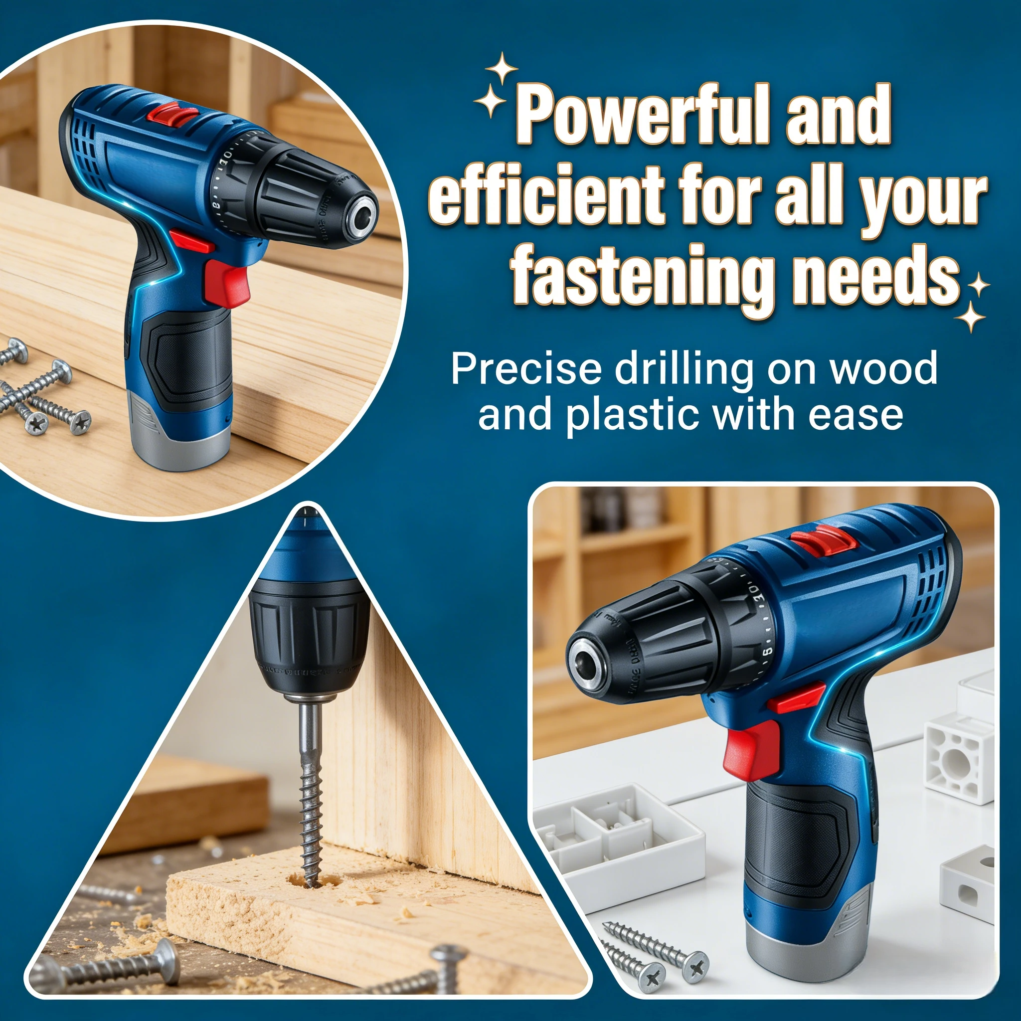 Power Tools For Workshop - ボッシュ電動ドリル GSR 120-LI 12V 充電式コードレス多機能家庭用 DIY