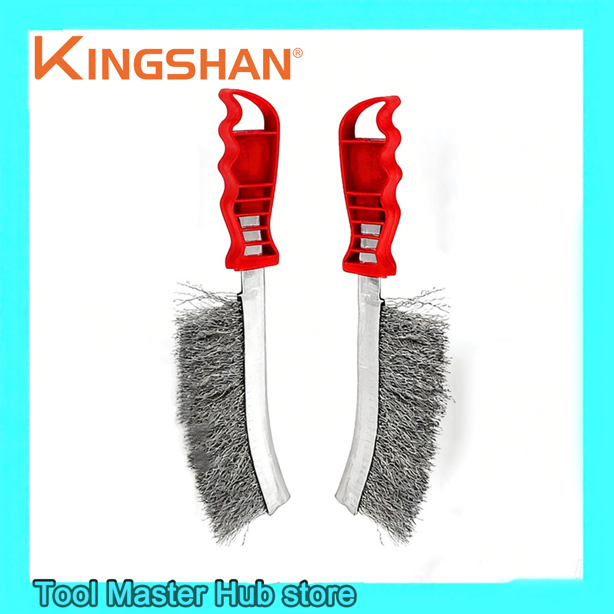 Special Tools Mechanical Workshop - KINGSHAN 金属ワイヤーブラシ 機械工場用工具 多機能ステンレス鋼製クリーニングブラシ ハンドル付き 特殊ハンドツール