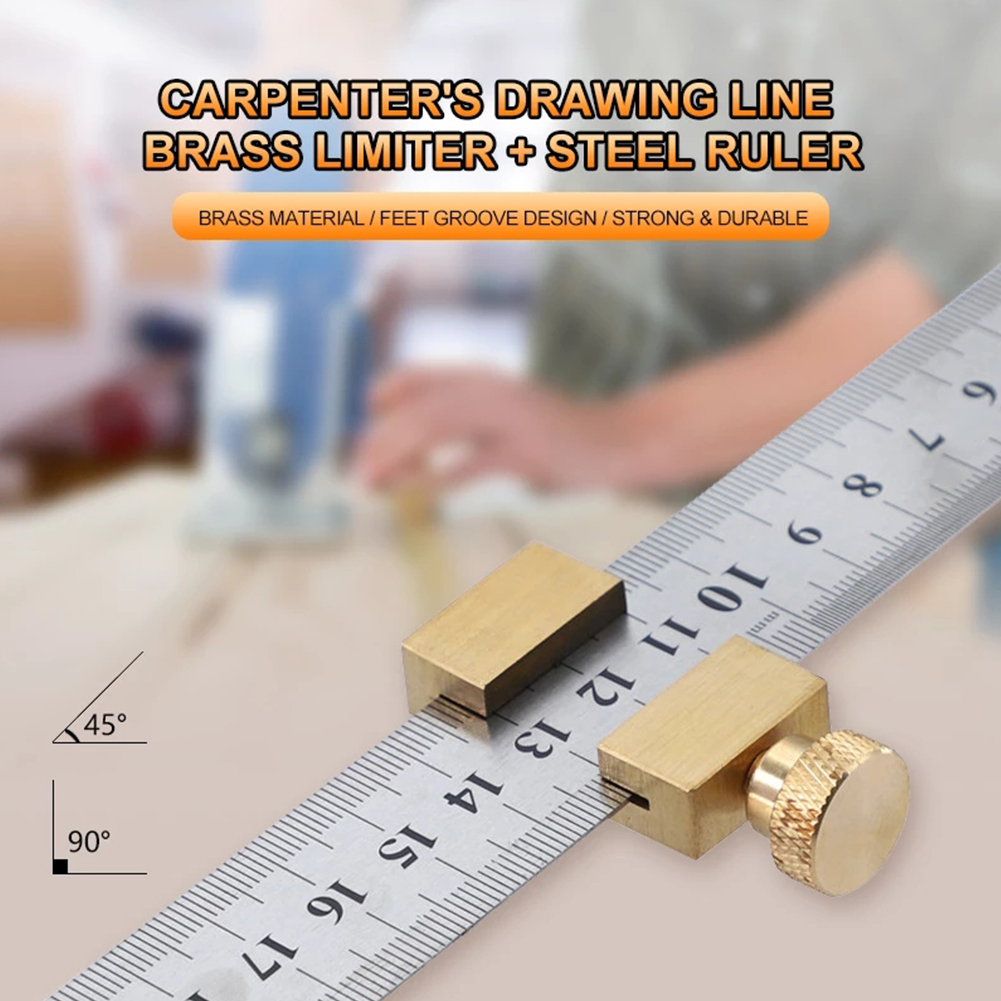 DIY プロジェクト用真鍮アングルスクライバー大工スクライバ - Marking Tools In Workshop のレビューと価格