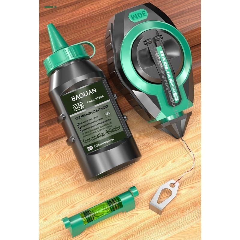 3個入りラインマーキングツールチョークラインリール、木工ワー - Marking Tools In Workshop のレビューと価格
