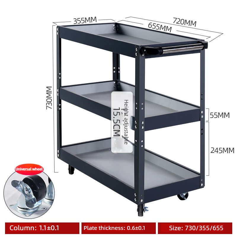 機械工場用ツールカート、ホイール付きツールトロリー、ツールボ - Tools Trolley For Workshop のレビューと価格