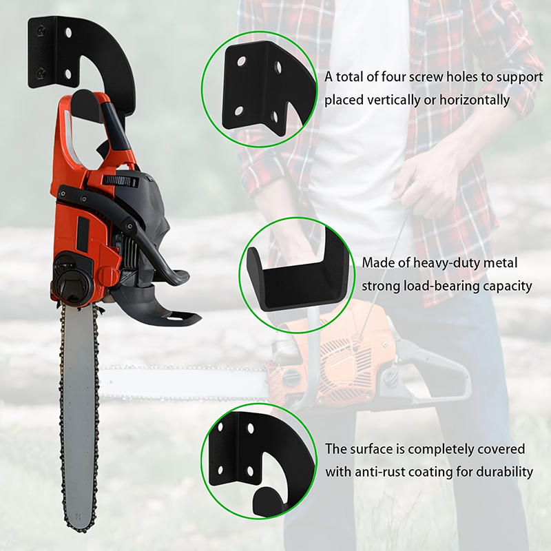 頑丈な金属製チェーンソー壁掛けハンガー、作業場用工具収納ラッ - Workshop Tools Hanging のレビューと価格
