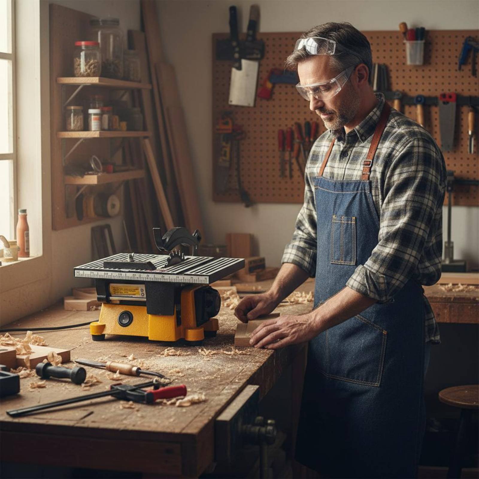 ミニテーブルソー ポータブルミニチュアベンチソー切断機 低騒 - Power Tools For Workshop のレビューと価格