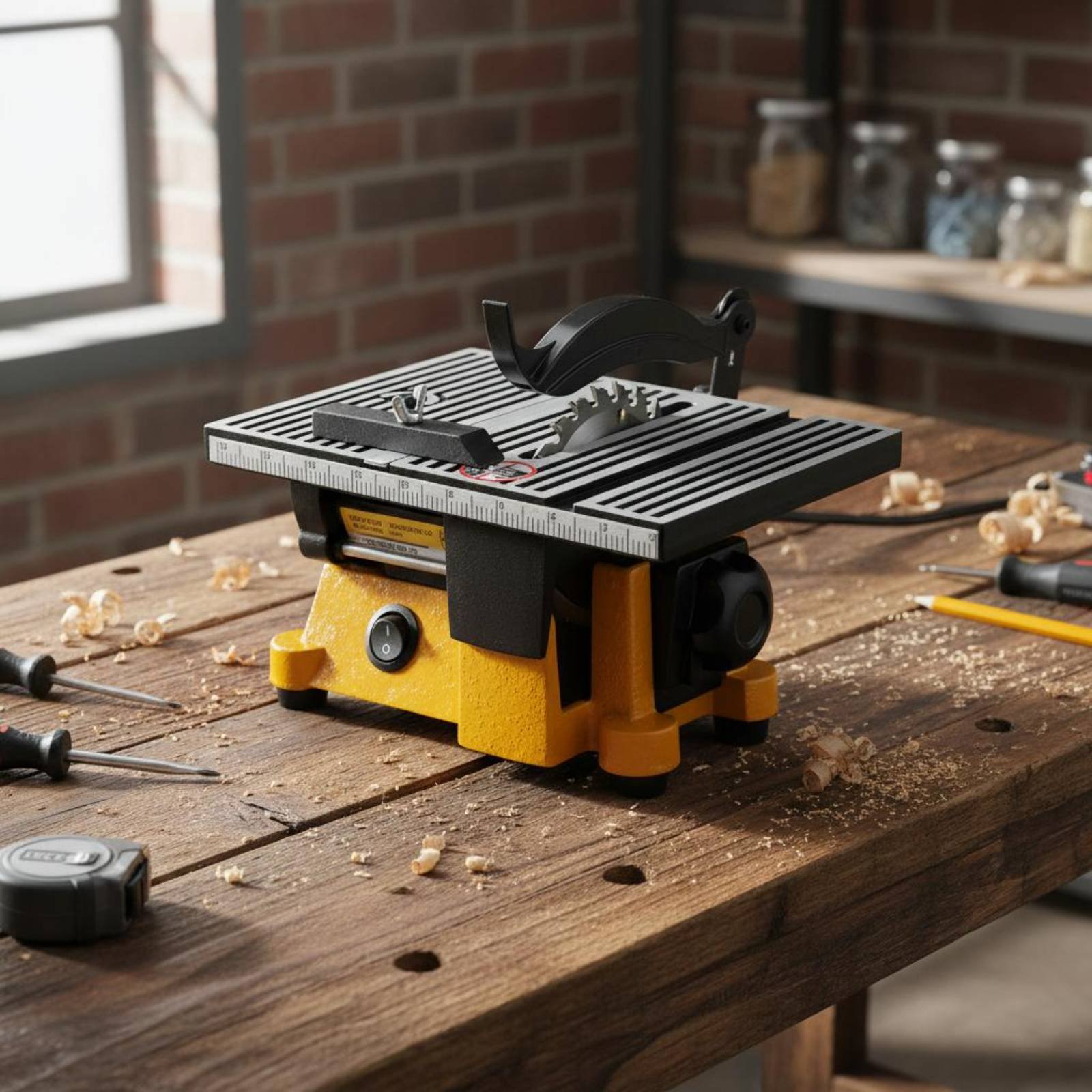 ミニテーブルソー ポータブルミニチュアベンチソー切断機 低騒 - Power Tools For Workshop のレビューと価格